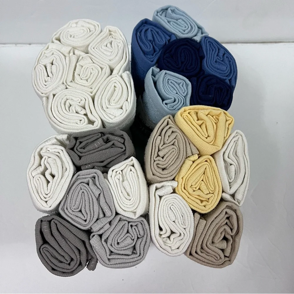 4 packs bundle the big one set Of 6 washcloths
